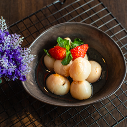 Litchis au sirop